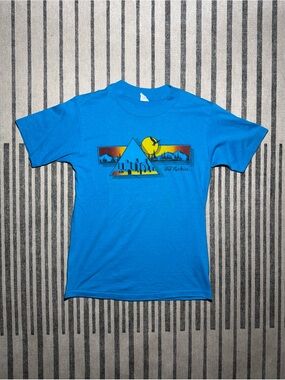Vintage 1985 Rocky Mountains Travel T-Shirt Single Stitch Made in USA